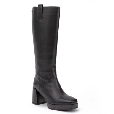 BOTA DE CUERO MUJER GACEL NEGRO BRIONA - 3