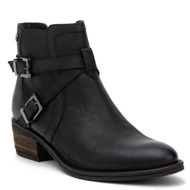 BOTIN DE CUERO MUJER GACEL NEGRO GINA - 3