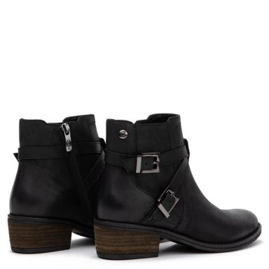 BOTIN DE CUERO MUJER GACEL NEGRO GINA - 5