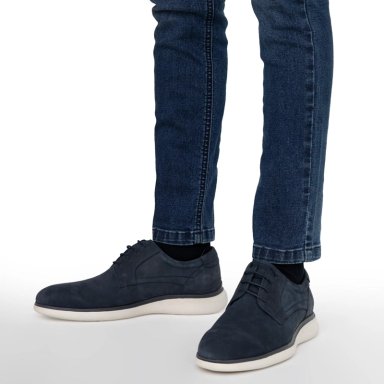 ZAPATO DE CUERO HOMBRE GUANTE MARINO FEZ - 2