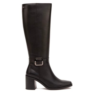 BOTA DE CUERO MUJER GACEL NEGRO ASUNCION - 1