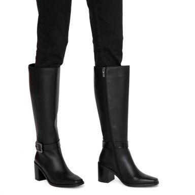 BOTA DE CUERO MUJER GACEL NEGRO ASUNCION - 2