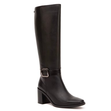 BOTA DE CUERO MUJER GACEL NEGRO ASUNCION - 3