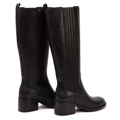 BOTA DE CUERO MUJER GACEL NEGRO GUILIAN - 5