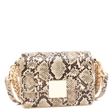 CARTERA MUJER GACEL OFF WHITE RETRO CON TAPA - 3