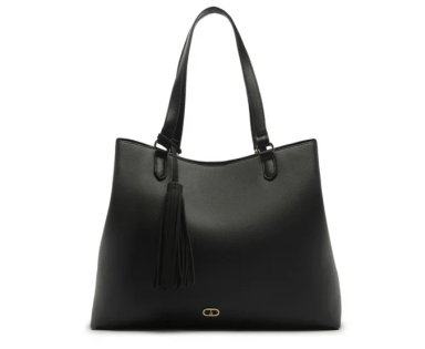 CARTERA MUJER ANACAPRI NEGRO SHOPPING - 1