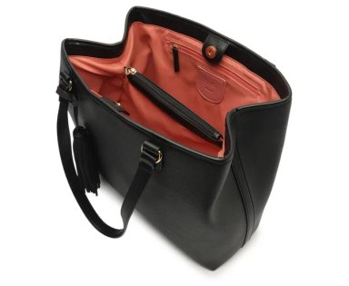 CARTERA MUJER ANACAPRI NEGRO SHOPPING - 4