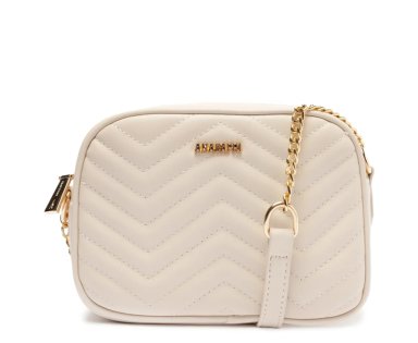 CARTERA MUJER ANACAPRI BLANCO BANDOLERA MEDIANA - 1