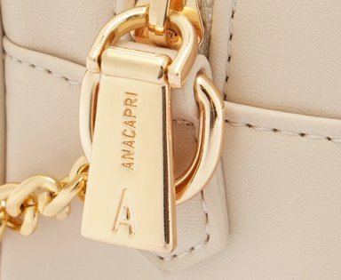 CARTERA MUJER ANACAPRI BLANCO BANDOLERA MEDIANA - 4