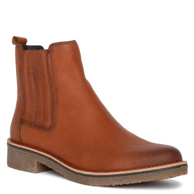 BOTIN DE CUERO MUJER GACEL TOSTADO NORA - 3
