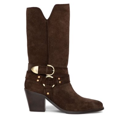 BOTA DE CUERO MUJER GACEL CHOCOLATE RAIN - 1