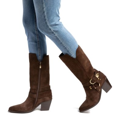 BOTA DE CUERO MUJER GACEL CHOCOLATE RAIN - 2