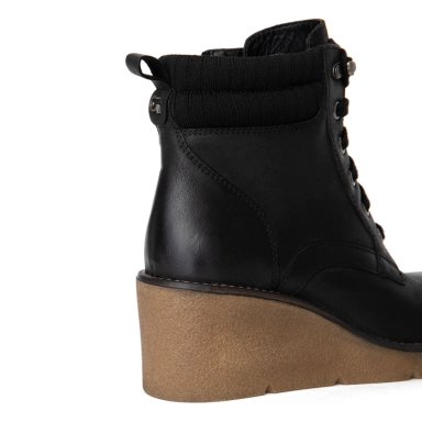 BOTIN DE CUERO MUJER GACEL NEGRO LEDY - 4