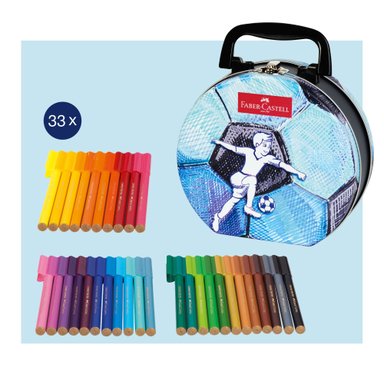 MARCADORES FABER-CASTELL CONNECTOR FÚTBOL X33 COLORES - 4