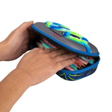 ESTUCHE ESCOLAR RIGIDO SENSORY BLACK - 6