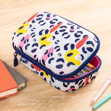 ESTUCHE  RIGIDO COLORZ LEOPARD FABER-CASTELL - 6