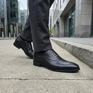 ZAPATO NEGRO DE VESTIR HOMBRE EJECUTIVO 7419 - 1