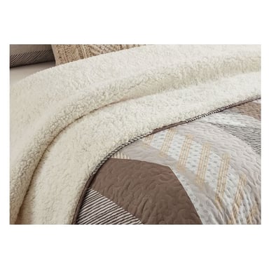 CUBRECAMA QUILT SHERPA 1.5 PLAZAS - APACHE M959 - 2