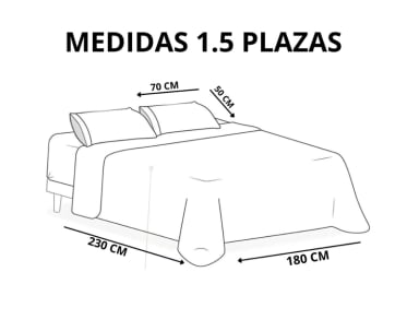 CUBRECAMA QUILT VERANO 1.5 PLAZAS - PATCHWORK VERDE KFL593 - 3