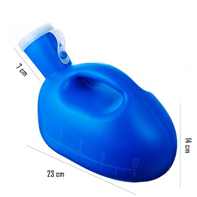 PATO URINARIO MASCULINO CON MANGUERA - CAPACIDAD DE 2000 ML - 3