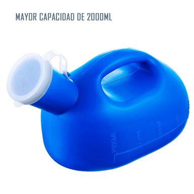 PATO URINARIO MASCULINO CON MANGUERA - CAPACIDAD DE 2000 ML - 4