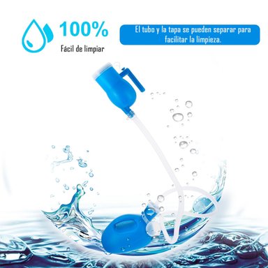 PATO URINARIO MASCULINO CON MANGUERA - CAPACIDAD DE 2000 ML - 5