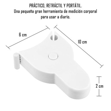 CINTA O HUINCHA PARA MEDIR PERIMETRO CORPORAL RETRACTIL - 5