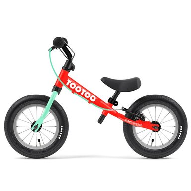 BICICLETA APRENDIZAJE SIN PEDALES YEDOO TOOTOO 13109 RED ORANGE ARO 12 NIÑOS - 1