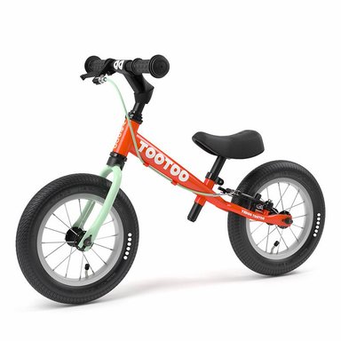 BICICLETA APRENDIZAJE SIN PEDALES YEDOO TOOTOO 13109 RED ORANGE ARO 12 NIÑOS - 3