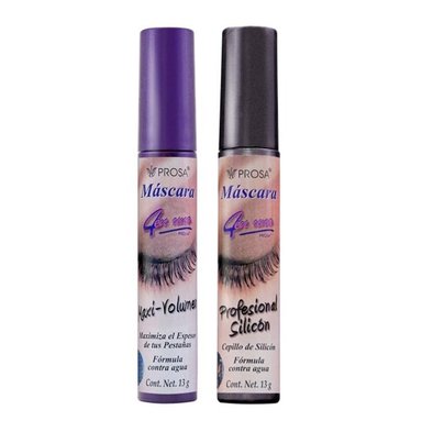 PACK MÁSCARA PESTAÑAS PROSA MAXI VOLUMEN /PROFESIONAL SILICON WATERPROOF 13 GR - 1