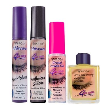 PACK MÁSCARA PESTAÑAS PROSA CEJAS Y ACEITE FORTALECEDOR WATERPROOF 13 GR - 1