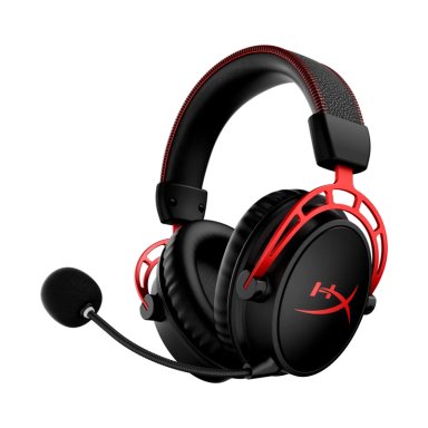 AUDIFONOS GAMER HYPERX CLOUD ALPHA WIRELESS 2.4GHZ RED - 1