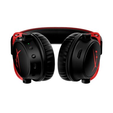 AUDIFONOS GAMER HYPERX CLOUD ALPHA WIRELESS 2.4GHZ RED - 4