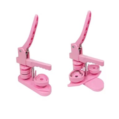 MAQUINA DE CHAPITAS DE CORAZONES PVC ROSADA - 2