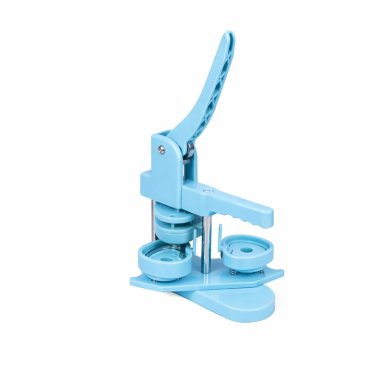 MAQUINA DE CHAPITAS DE CORAZONES PVC AZUL - 1