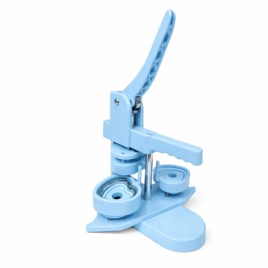 MAQUINA DE CHAPITAS DE CORAZONES PVC AZUL - 3