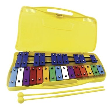 METALOFONO CROMATICO 25 NOTAS INFANTIL ESCOLAR HENDRIX - 1