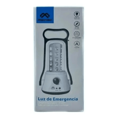 LAMPARA DE EMERGENCIA MACROTEL MS-5300 35 LED EN COLOR BLANCO - 4
