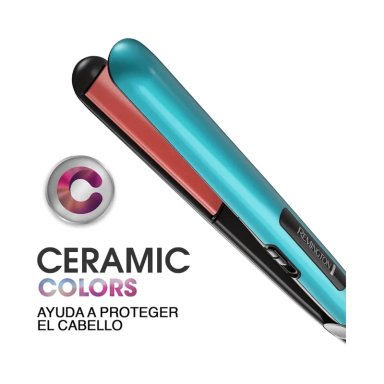 PLANCHA ALISADORA DE PELO REMINGTON CERAMIC COLORS S1520 AZUL - 4
