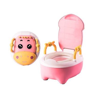 PELELA BACINICA PREMIUM CON ASIENTO ERGONÓMICO, VENADO ROSADO - 1