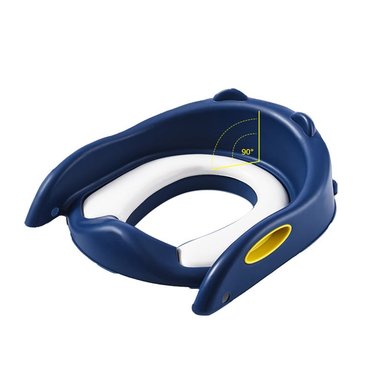 ASIENTO ESCALERA ADAPTADOR DE INODORO BAÑO WC PARA NIÑOS GRIS | Azul bebe - 5
