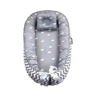 CAMA COJÍN NIDO COLECHO CON ALMOHADA DE ALGODÓN DISEÑO5 | Multicolor - 1
