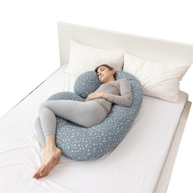 COJÍN BEYAI ALMOHADA MATERNAL CON FUNDA EXTRA SUAVE ESTRELLAS MULTICOLOR - 3