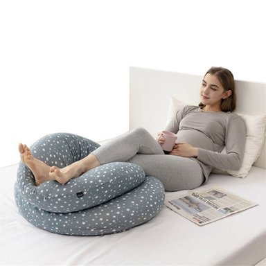 COJÍN BEYAI ALMOHADA MATERNAL CON FUNDA EXTRA SUAVE ESTRELLAS MULTICOLOR - 5