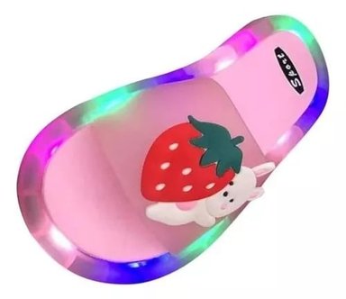 SANDALIAS NIÑAS BABYLUNA LED PARA RESISTENTE AL AGUA ROSA 28 - 2