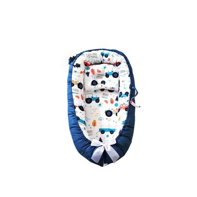 NIDO BABYLUNA CAMA COJÍN COLECHO CON ALMOHADA ALGODÓN REFORZADA D7 - 1