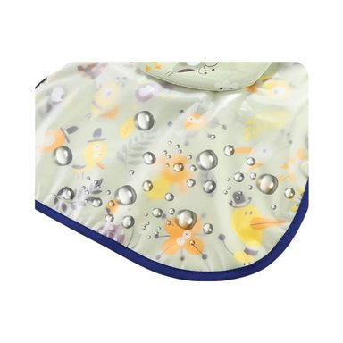 DELANTAL BABYLUNA BABERO MANGA LARGA IMPERMEABLE NIÑOS VERDE - 3