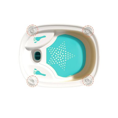 SILLA DUCHA BABYLUNA O ASIENTO BAÑO PARA BEBÉ CELESTE - 2