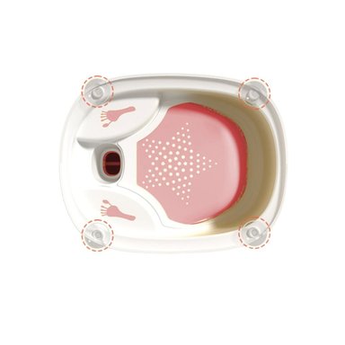 SILLA DUCHA BABYLUNA O ASIENTO BAÑO PARA BEBÉ ROSADO - 2