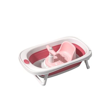 SILLA DUCHA BABYLUNA O ASIENTO BAÑO PARA BEBÉ ROSADO - 3